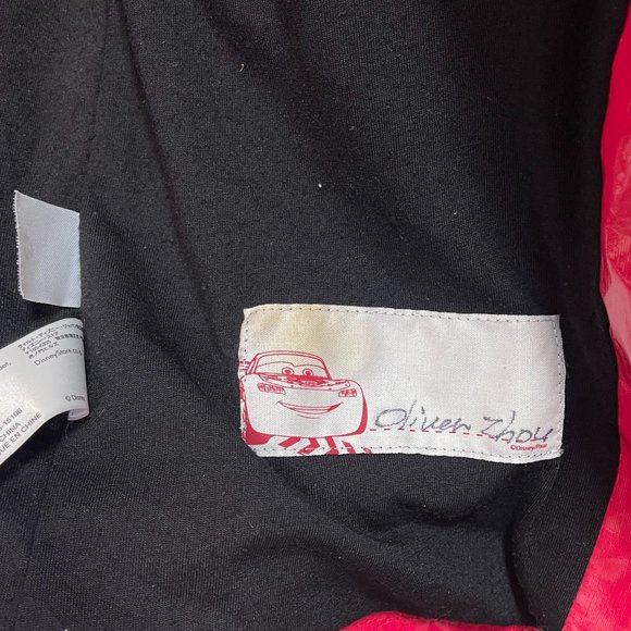 Disney Store Cars Lightning McQueen Rain Jacket/Coat sz 9/10 - Picture 7 of 16